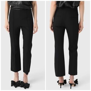 VINCE Mid Rise Pintuck Crop Flare Pant